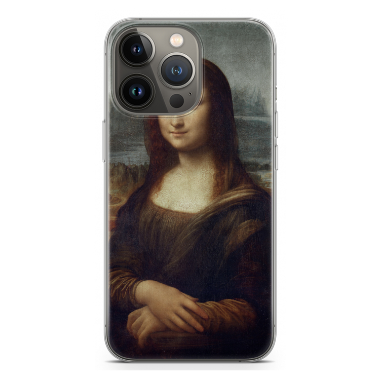 Mona Lisa: iPhone 13 Pro Transparant Hoesje