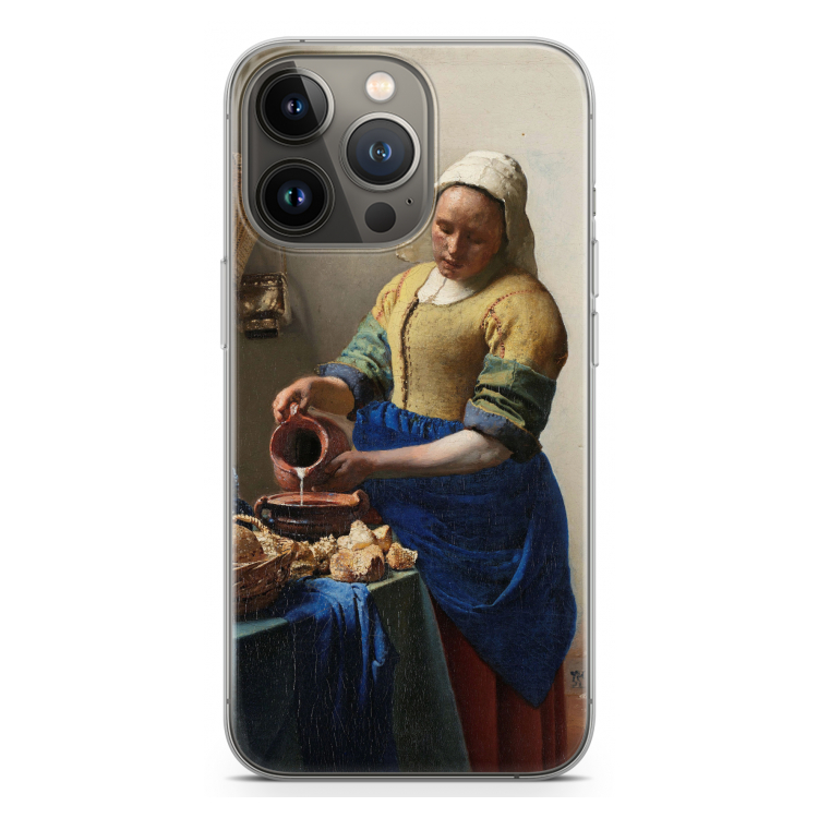 The Milkmaid: iPhone 13 Pro Transparant Hoesje