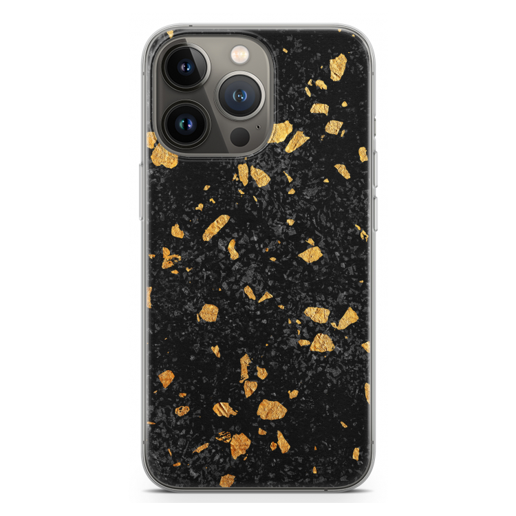 Terrazzo N°7: iPhone 13 Pro Transparant Hoesje