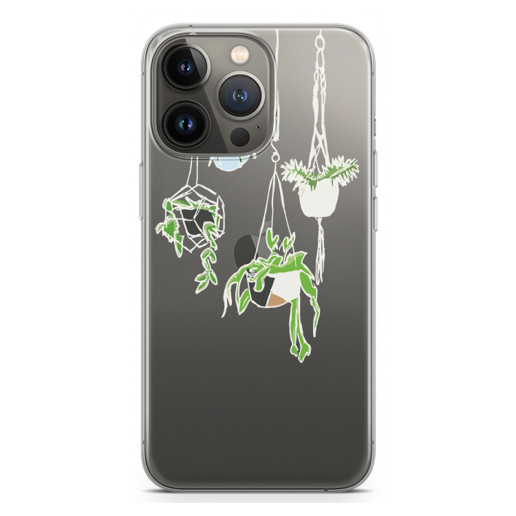 Hang In There: iPhone 13 Pro Transparant Hoesje