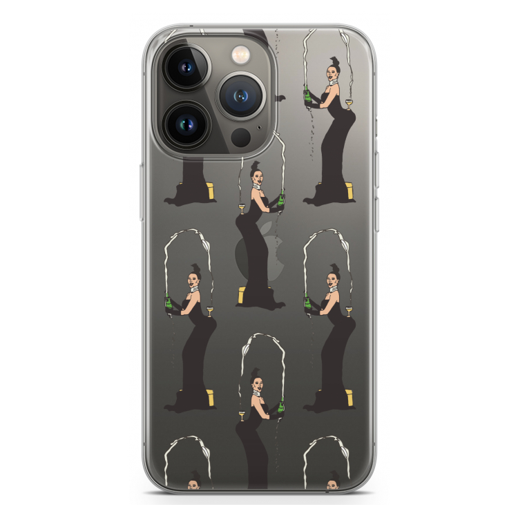 Pop Some Kim: iPhone 13 Pro Transparant Hoesje