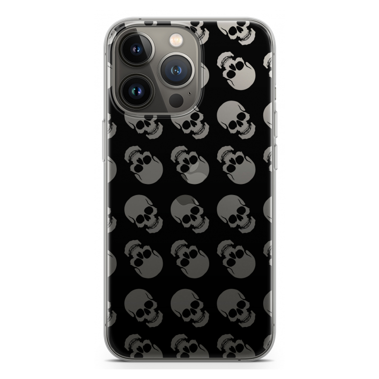Musketon Skulls: iPhone 13 Pro Transparant Hoesje