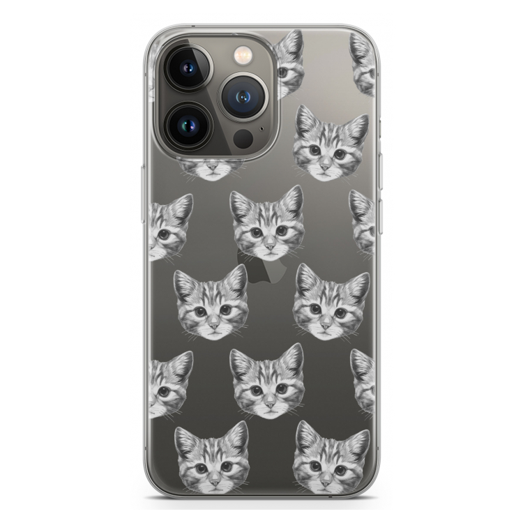 Kitten: iPhone 13 Pro Transparant Hoesje