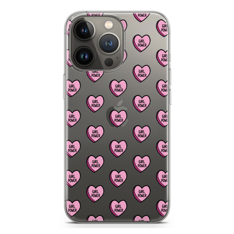 GIRL POWER: iPhone 13 Pro Transparant Hoesje