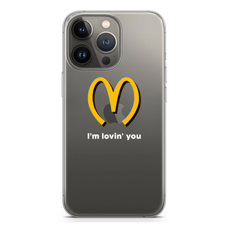 I'm lovin' you: iPhone 13 Pro Transparant Hoesje