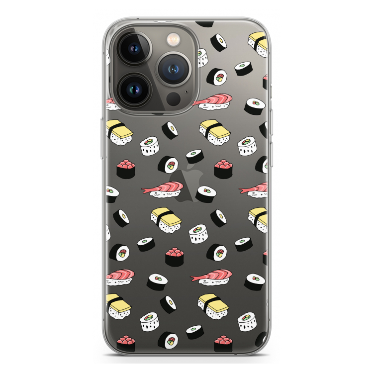 Sushi time: iPhone 13 Pro Transparant Hoesje