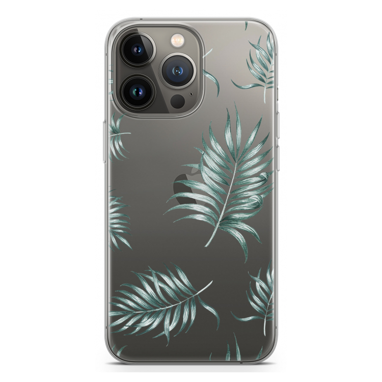 Simple leaves: iPhone 13 Pro Transparant Hoesje