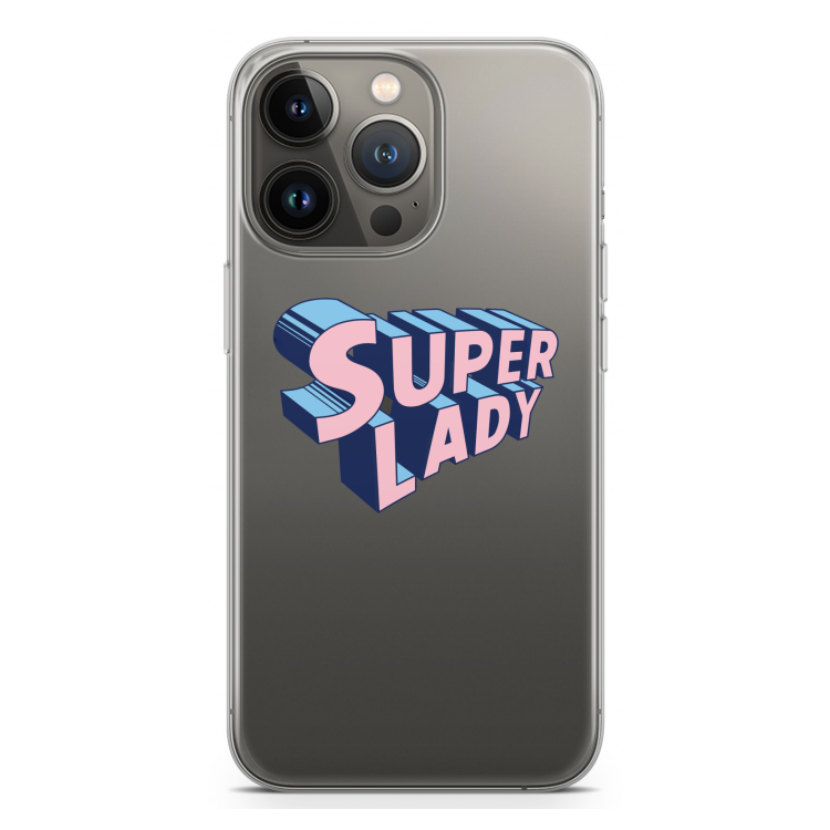 Superlady: iPhone 13 Pro Transparant Hoesje