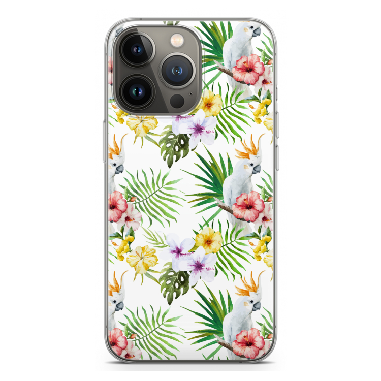 Gele kuif: iPhone 13 Pro Transparant Hoesje