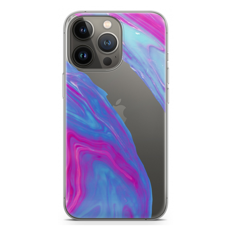 Zweverige regenboog: iPhone 13 Pro Transparant Hoesje