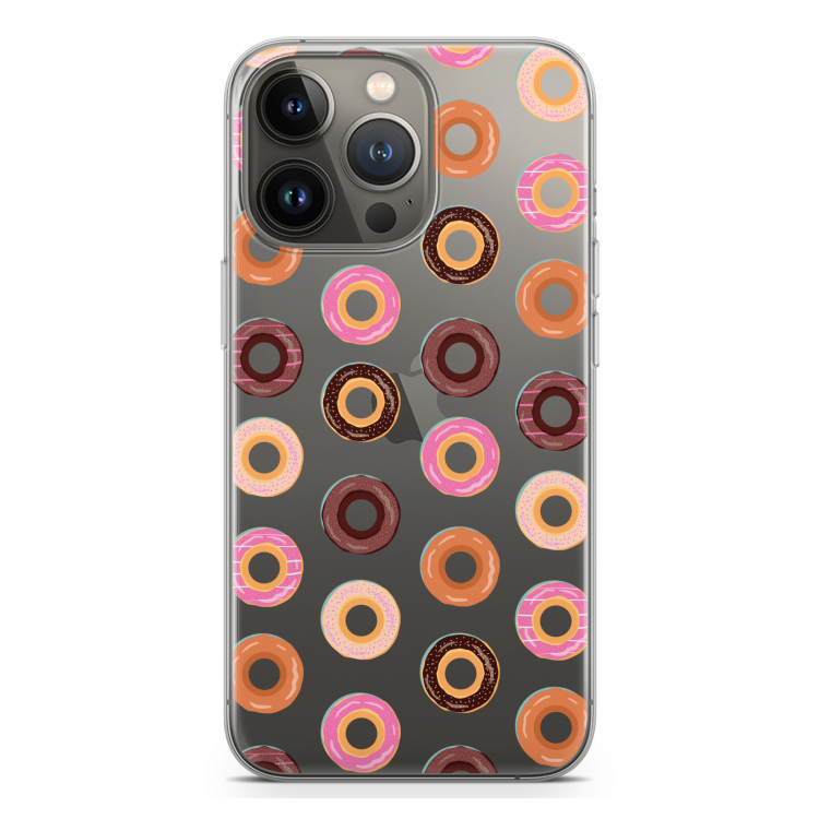 Donuts: iPhone 13 Pro Transparant Hoesje