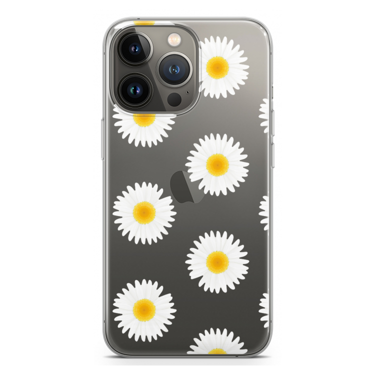 Margrietjes: iPhone 13 Pro Transparant Hoesje