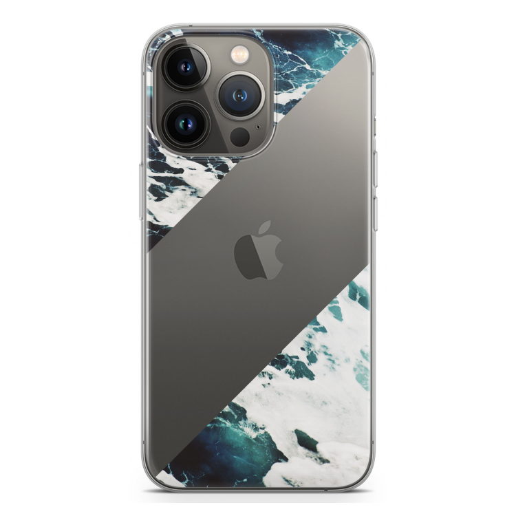 Golven: iPhone 13 Pro Transparant Hoesje