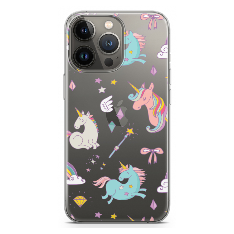 Fantasiewereld: iPhone 13 Pro Transparant Hoesje
