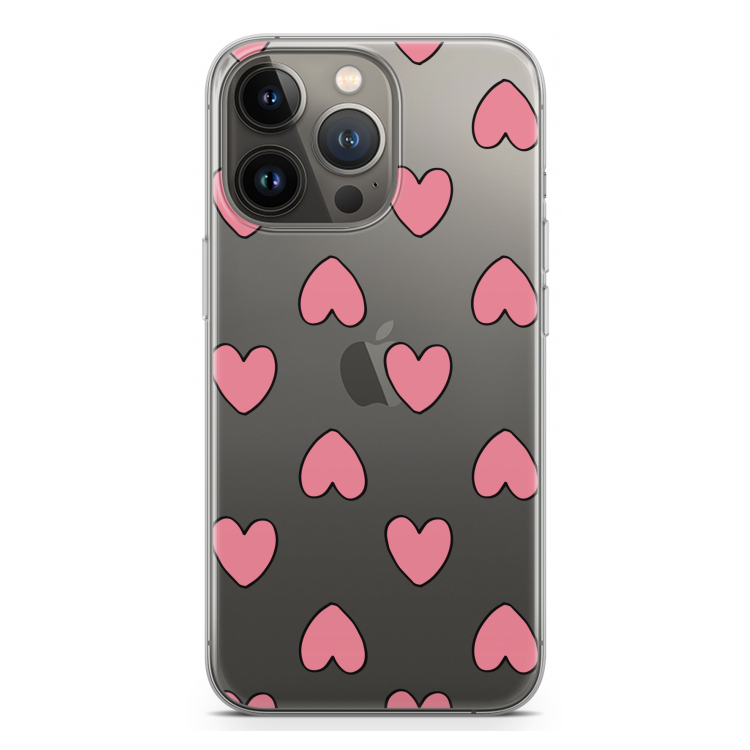 Ondersteboven verliefd: iPhone 13 Pro Transparant Hoesje