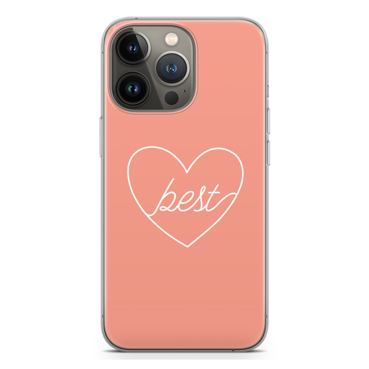 Best heart: iPhone 13 Pro Transparant Hoesje