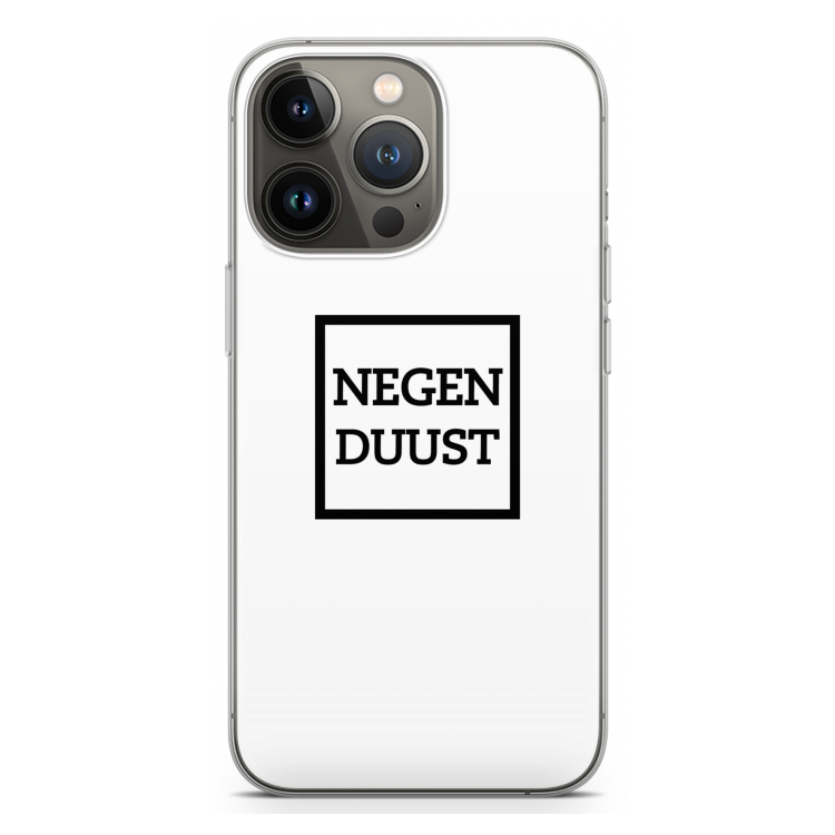 Negenduust vierkant: iPhone 13 Pro Transparant Hoesje