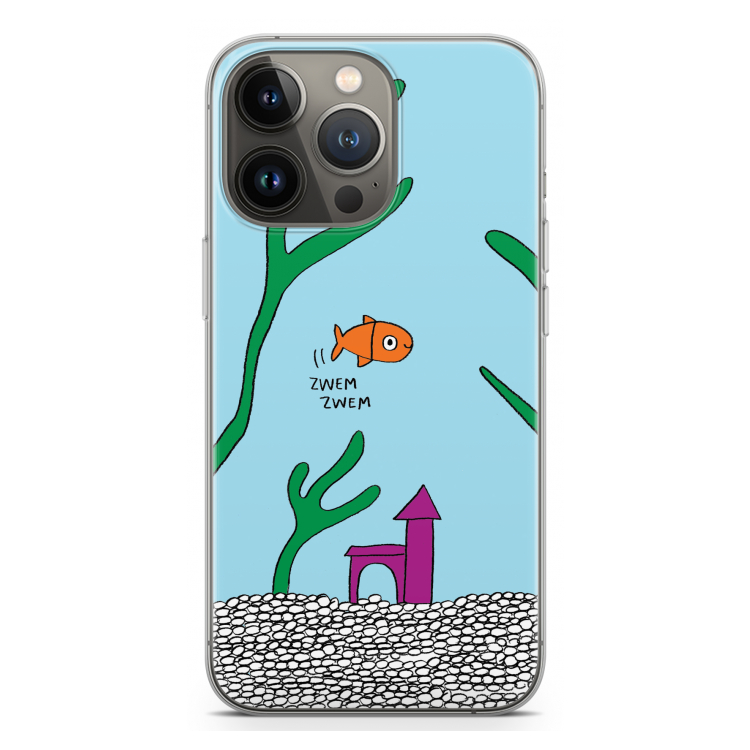 Aquarium: iPhone 13 Pro Transparant Hoesje