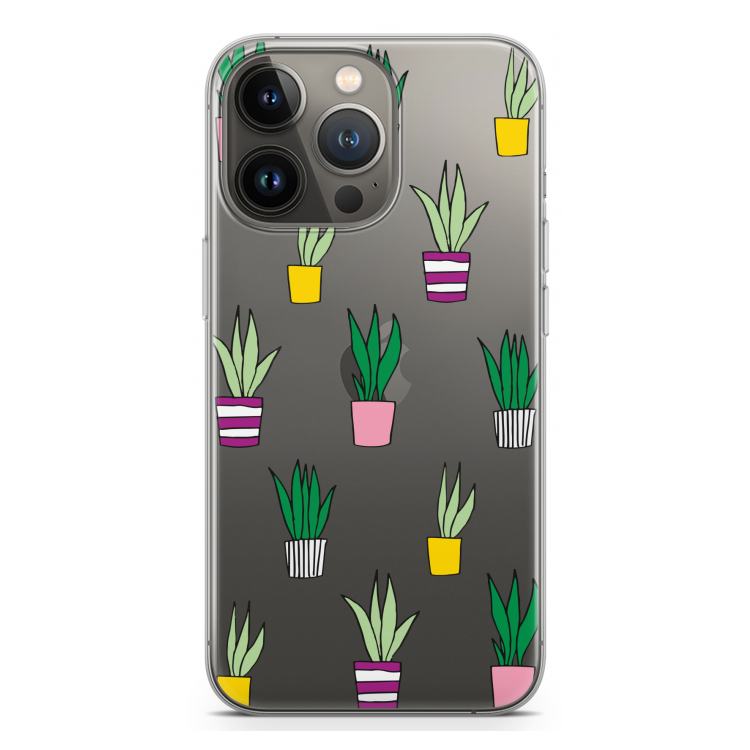 Sanseveria: iPhone 13 Pro Transparant Hoesje