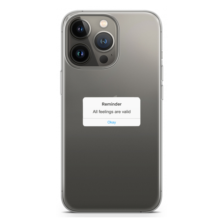 Reminder: iPhone 13 Pro Transparant Hoesje