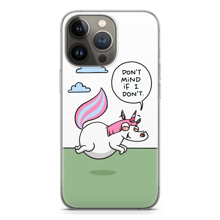 Unicorn: iPhone 13 Pro Transparant Hoesje