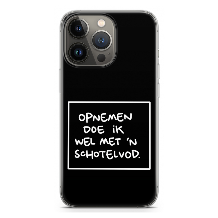 Schotelvod: iPhone 13 Pro Transparant Hoesje
