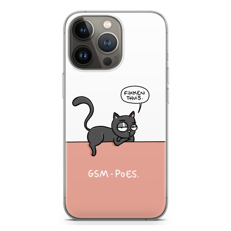 GSM poes: iPhone 13 Pro Transparant Hoesje