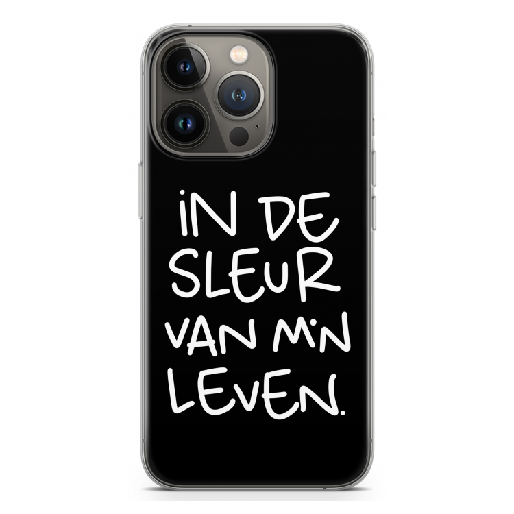 De Sleur: iPhone 13 Pro Transparant Hoesje