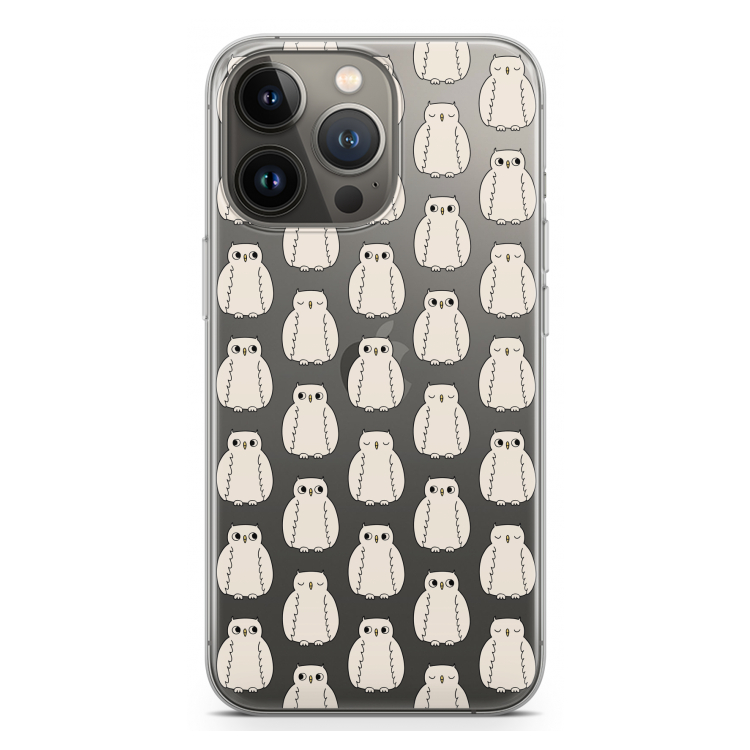 Uilen: iPhone 13 Pro Transparant Hoesje