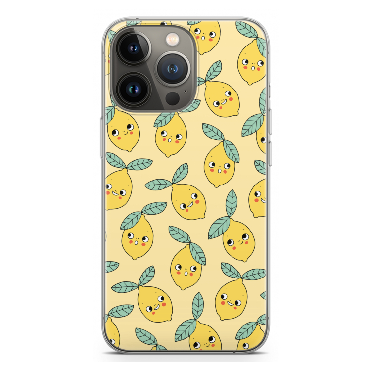 Citroenen: iPhone 13 Pro Transparant Hoesje