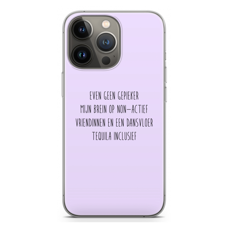 Tequila: iPhone 13 Pro Transparant Hoesje