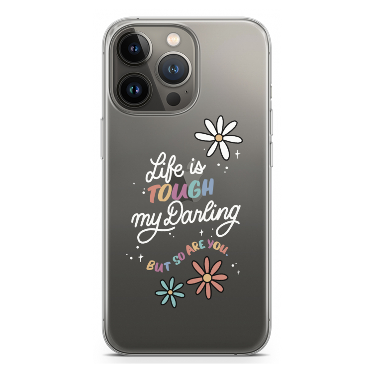 Tough Life: iPhone 13 Pro Transparant Hoesje