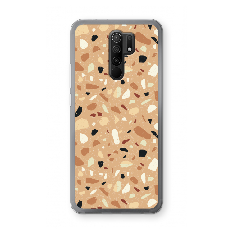Terrazzo N°17: Xiaomi Redmi 9 Transparant Hoesje