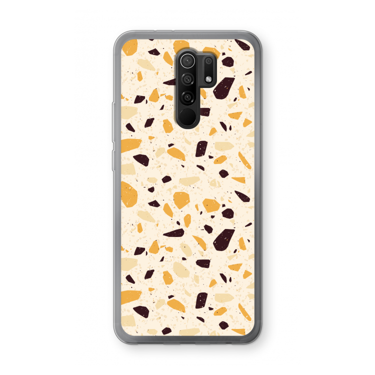 Terrazzo N°13: Xiaomi Redmi 9 Transparant Hoesje