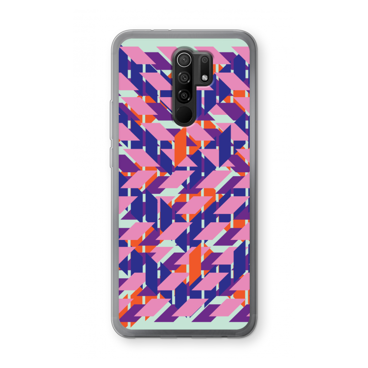 Skew Blush 3: Xiaomi Redmi 9 Transparant Hoesje