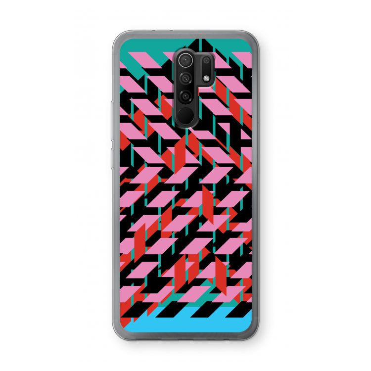 Skew Blush 2: Xiaomi Redmi 9 Transparant Hoesje