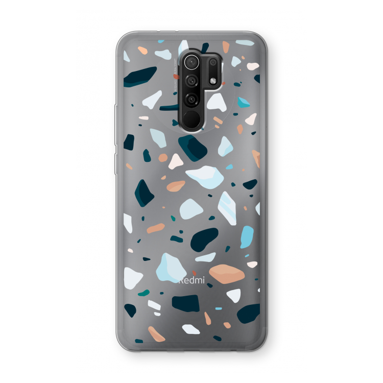 Terrazzo N°13: Xiaomi Redmi 9 Transparant Hoesje