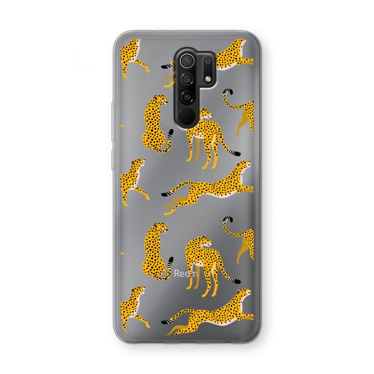 Luipaard: Xiaomi Redmi 9 Transparant Hoesje