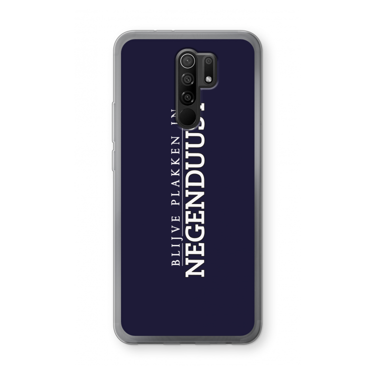 Blijve plakken in Negenduust: Xiaomi Redmi 9 Transparant Hoesje