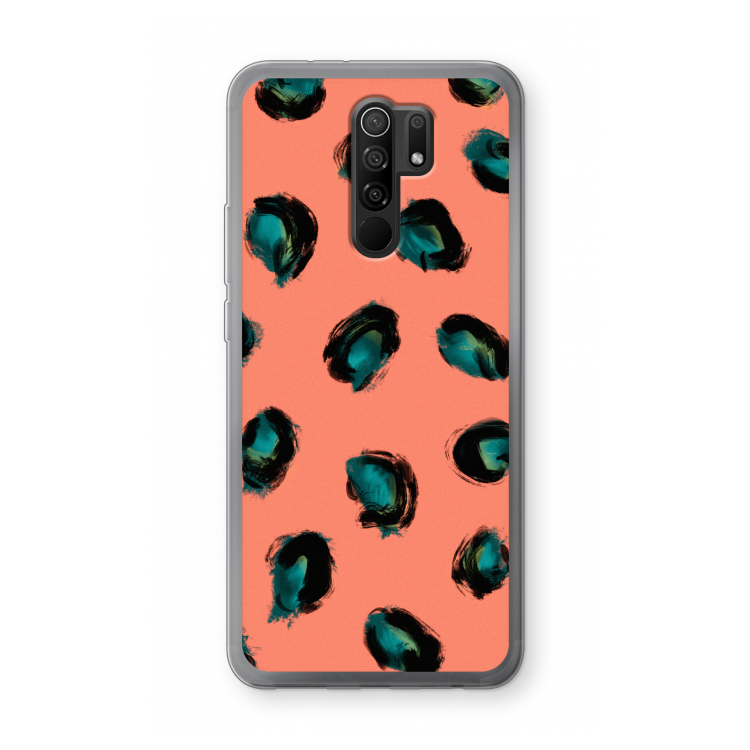 Pink Cheetah: Xiaomi Redmi 9 Transparant Hoesje