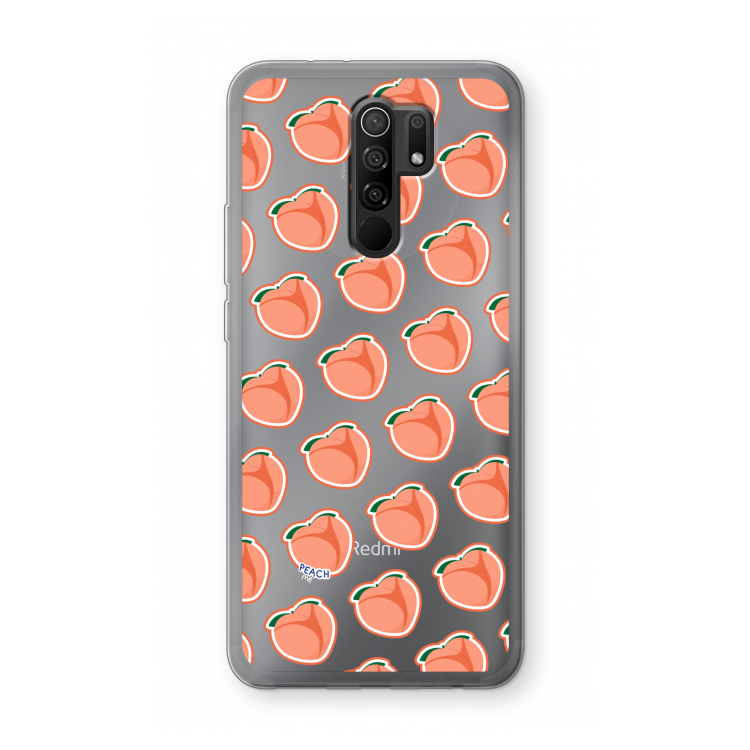 Just peachy: Xiaomi Redmi 9 Transparant Hoesje