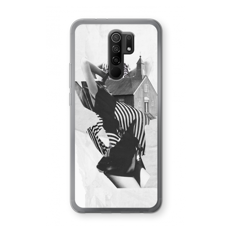 House: Xiaomi Redmi 9 Transparant Hoesje