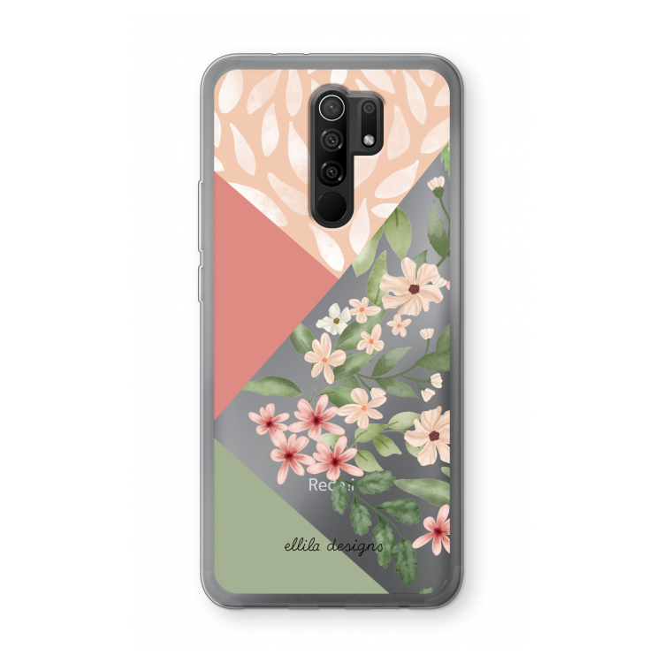 Sweet heaven geometrics: Xiaomi Redmi 9 Transparant Hoesje