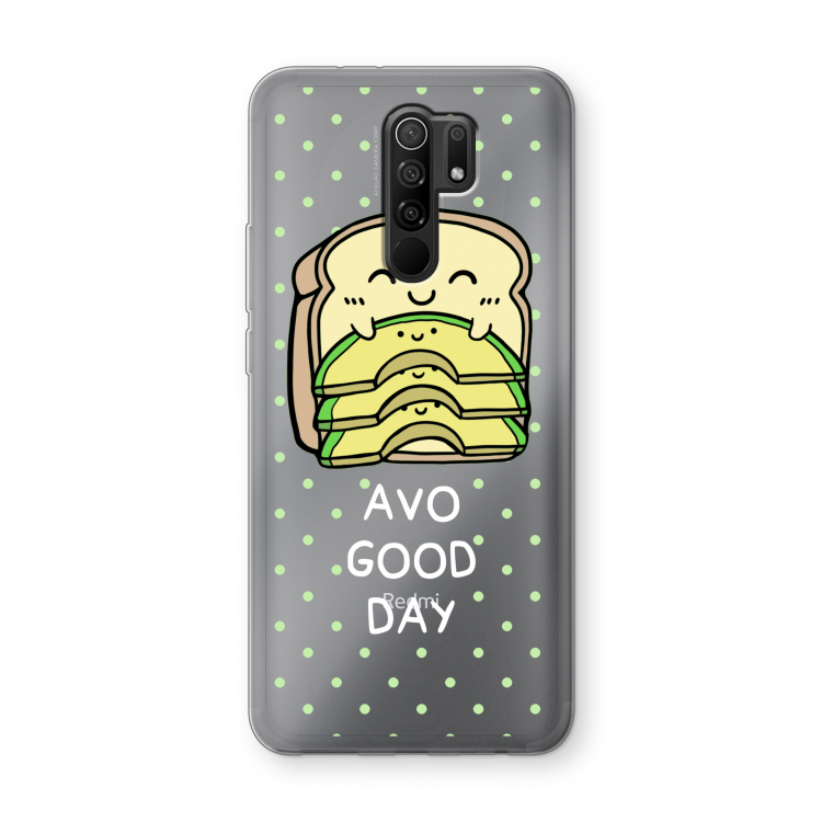 Avo Good Day: Xiaomi Redmi 9 Transparant Hoesje