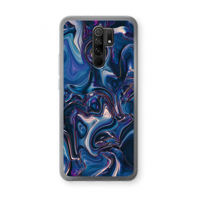 Mirrored Mirage: Xiaomi Redmi 9 Transparant Hoesje