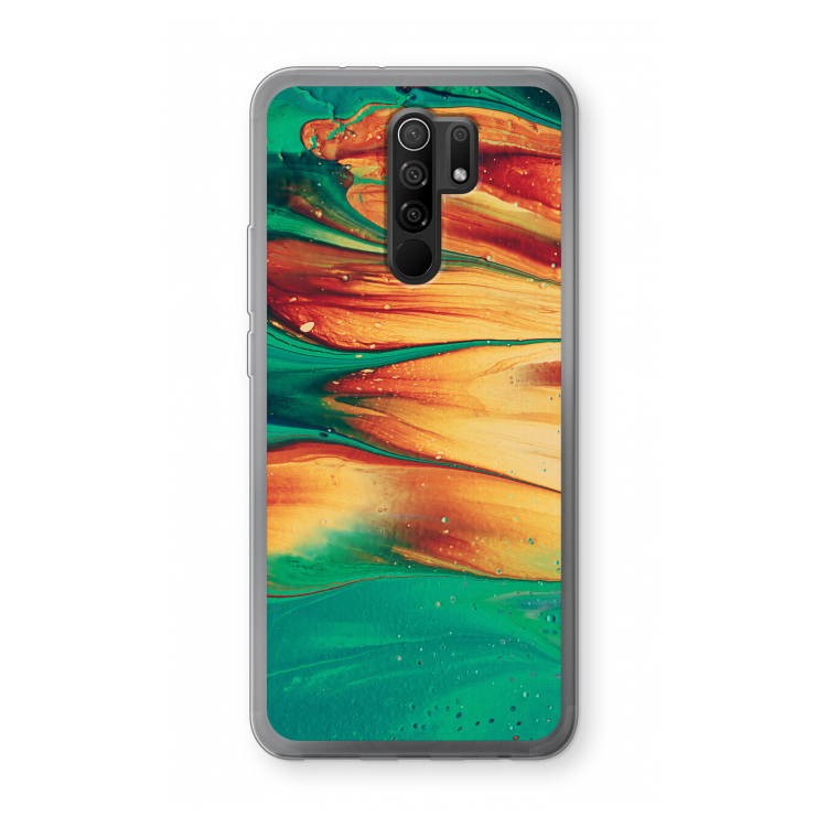 Green Inferno: Xiaomi Redmi 9 Transparant Hoesje