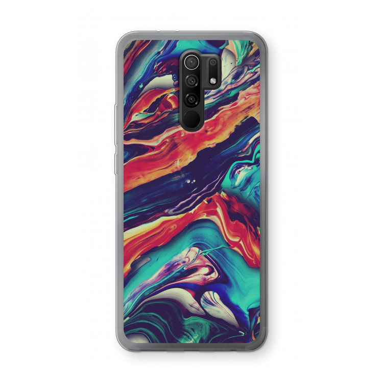 Chameleon Sun: Xiaomi Redmi 9 Transparant Hoesje