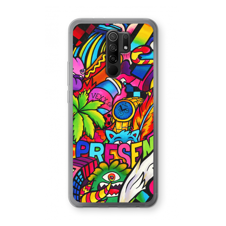 Represent: Xiaomi Redmi 9 Transparant Hoesje
