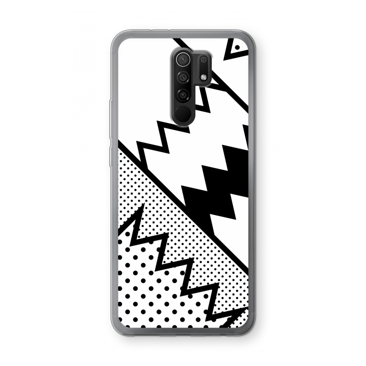 Pop Art #5: Xiaomi Redmi 9 Transparant Hoesje