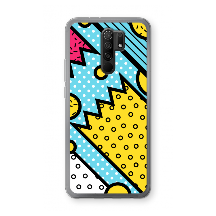 Pop Art #1: Xiaomi Redmi 9 Transparant Hoesje